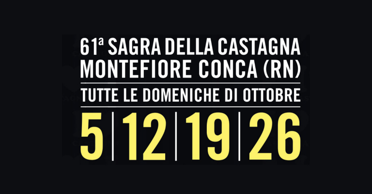 sagra della castagna montefiore conca