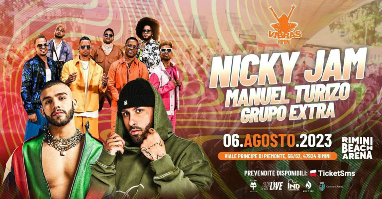 Nicky Jam e Manuel Turizo Rimini