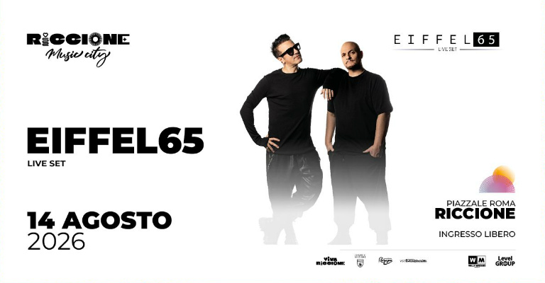 concerto eiffel 65 a riccione