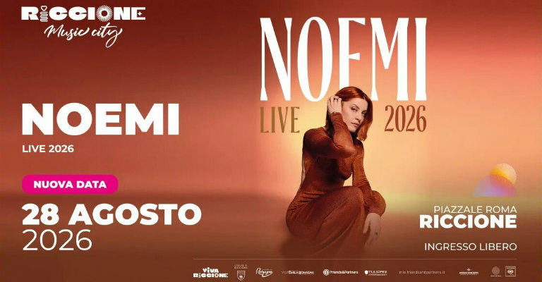 noemi in concerto a riccione